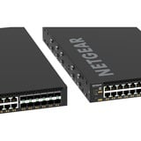 Netgear M4350-12X12F Gestito L3 10G Ethernet (100/1000/10000) 1U Nero, Interruttore Gestito, L3, 10G Ethernet (100/1000/10000), Full duplex, Montaggio rack, 1U