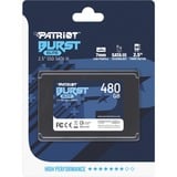Patriot Burst Elite 2.5" 480 GB Serial ATA III, Disco a stato solido Nero, 480 GB, 2.5", 450 MB/s, 6 Gbit/s