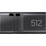 Samsung MUF-512DA unità flash USB 512 GB USB tipo-C 3.2 Gen 1 (3.1 Gen 1) Grigio, Chiavetta USB grigio, 512 GB, USB tipo-C, 3.2 Gen 1 (3.1 Gen 1), 400 MB/s, Cuffia, Grigio