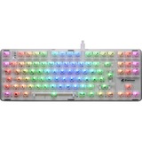 Sharkoon Crystal Shark, Tastiera da gioco bianco