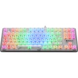 Sharkoon Crystal Shark, Tastiera da gioco bianco