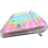 Sharkoon Crystal Shark, Tastiera da gioco bianco