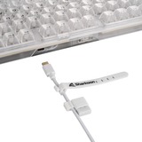 Sharkoon Crystal Shark, Tastiera da gioco bianco