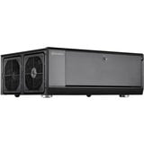 SilverStone GD10 HTPC Nero Nero, HTPC, PC, Nero, ATX, CEB, uATX, Alluminio, Plastica, Acciaio, Lato