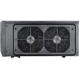 SilverStone GD10 HTPC Nero Nero, HTPC, PC, Nero, ATX, CEB, uATX, Alluminio, Plastica, Acciaio, Lato