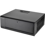 SilverStone GD10 HTPC Nero Nero, HTPC, PC, Nero, ATX, CEB, uATX, Alluminio, Plastica, Acciaio, Lato