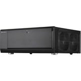 SilverStone GD10 HTPC Nero Nero, HTPC, PC, Nero, ATX, CEB, uATX, Alluminio, Plastica, Acciaio, Lato