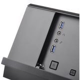 SilverStone GD10 HTPC Nero, Case HTPC Nero, HTPC, PC, Nero, ATX, CEB, uATX, Alluminio, Plastica, Acciaio, Lato