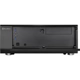 SilverStone GD10 HTPC Nero, Case HTPC Nero, HTPC, PC, Nero, ATX, CEB, uATX, Alluminio, Plastica, Acciaio, Lato