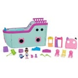 Spin Master Gabby's Dollhouse, Crociera dei gatti di Gabby, nave da crociera giocattolo con 2 personaggi, giocattoli a sorpresa e accessori per la casa delle bambole, giocattoli per bambine e bambini dai 3 anni in su,  veicolo da gioco 