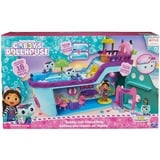 Spin Master Gabby's Dollhouse, Crociera dei gatti di Gabby, nave da crociera giocattolo con 2 personaggi, giocattoli a sorpresa e accessori per la casa delle bambole, giocattoli per bambine e bambini dai 3 anni in su,  veicolo da gioco 