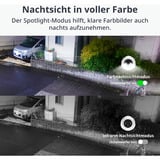 SwitchBot Outdoor Spotlight Cam 2K, Telecamera di sorveglianza bianco