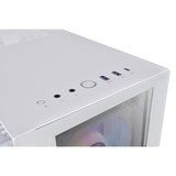 Thermaltake Divider 300 TG Snow Midi Tower Bianco bianco, Midi Tower, PC, Bianco, ATX, micro ATX, Mini-ITX, SPCC, Multi