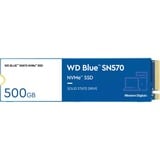 WD WD Blue SN570 M.2 500 GB PCI Express 3.0 NVMe, Disco a stato solido blu/Bianco, 500 GB, M.2, 3500 MB/s