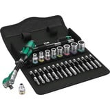Wera 8100 SA 9 Set di cricchetto Zyklop Speed, in pollici, 1/4", Set di strumenti Nero/Verde
