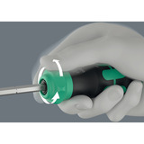 Wera Kraftform Kompakt 20 RA-R con borsa, Set di bit Nero/Verde