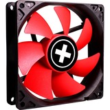 Xilence XPF92.R Case per computer Ventilatore 9,2 cm Nero, Rosso Nero/Rosso, Ventilatore, 9,2 cm, 1500 Giri/min, 21 dB, 27,45 pdc/min, Nero, Rosso