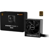 be quiet! System Power 11 550W alimentatore per computer 20+4 pin ATX ATX Nero, Alimentatore PC Nero, 550 W, 200 - 240 V, 50 Hz, 4 A, 120 W, 550 W