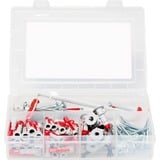 fischer Dübel DuoLine Meister-Box, Tassello grigio chiaro/Rosso