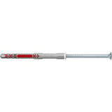 fischer Tassello a gambo lungo DuoXpand 8x100 T grigio chiaro/Rosso
