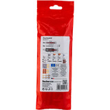 fischer Tassello a gambo lungo DuoXpand 8x100 T grigio chiaro/Rosso