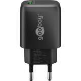 goobay Caricatore rapido USB-A QC (18 W), Caricabatterie Nero