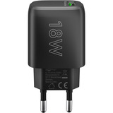goobay Caricatore rapido USB-A QC (18 W), Caricabatterie Nero
