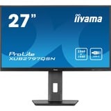 iiyama ProLite XUB2797QSN-B2 Monitor PC 68,6 cm (27") 2560 x 1440 Pixel Quad HD LED Nero, Monitor LED Nero (opaco), 68,6 cm (27"), 2560 x 1440 Pixel, Quad HD, LED, 1 ms, Nero
