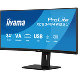 iiyama XCB3494WQSU-B1, Monitor LED Nero (opaco)