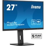 iiyama XUB2797QSN-B2, Monitor LED Nero (opaco)