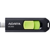 ADATA UC300 32 GB, Chiavetta USB Nero/Verde