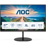 AOC V4 U27V4EA Monitor PC 68,6 cm (27") 3840 x 2160 Pixel 4K Ultra HD LED Nero Nero, 68,6 cm (27"), 3840 x 2160 Pixel, 4K Ultra HD, LED, 4 ms, Nero