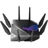 ASUS GT-AXE11000 router wireless Gigabit Ethernet Tri-band (2,4 GHz/5 GHz/6 GHz) Nero Wi-Fi 6 (802.11ax), Tri-band (2,4 GHz/5 GHz/6 GHz), Collegamento ethernet LAN, Nero, Router da tavolo