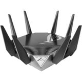 ASUS GT-AXE11000 router wireless Gigabit Ethernet Tri-band (2,4 GHz/5 GHz/6 GHz) Nero Wi-Fi 6 (802.11ax), Tri-band (2,4 GHz/5 GHz/6 GHz), Collegamento ethernet LAN, Nero, Router da tavolo