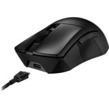 ASUS ROG Gladius III Wireless AimPoint mouse Gaming Mano destra RF Wireless + Bluetooth + USB Type-A Ottico 36000 DPI, Mouse da gioco Nero, Mano destra, Ottico, RF Wireless + Bluetooth + USB Type-A, 36000 DPI, Nero