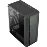 Aerocool Prism ARGB Midi Tower Nero Nero, Midi Tower, PC, Nero, ATX, micro ATX, Mini-ITX, ABS, SPCC, Indietro, Frontale