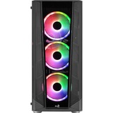 Aerocool Prism ARGB Midi Tower Nero Nero, Midi Tower, PC, Nero, ATX, micro ATX, Mini-ITX, ABS, SPCC, Indietro, Frontale