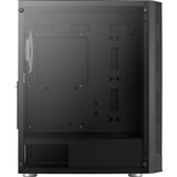 Aerocool Prism ARGB Midi Tower Nero Nero, Midi Tower, PC, Nero, ATX, micro ATX, Mini-ITX, ABS, SPCC, Indietro, Frontale