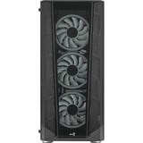 Aerocool Prism ARGB Midi Tower Nero, Chassis Tower Nero, Midi Tower, PC, Nero, ATX, micro ATX, Mini-ITX, ABS, SPCC, Indietro, Frontale
