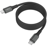 Ansmann Cavo in silicone USB-C a USB-C Nero