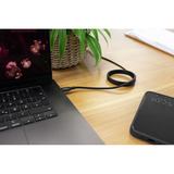 Ansmann Cavo in silicone USB-C a USB-C Nero