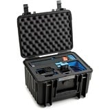 B&W outdoor.case Typ 2000 GoPro9, Valigia Nero