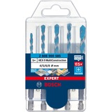 Bosch 2 608 900 585 punta per trapano Set di punte per trapano 5 pz, Drill bit set Trapano, Set di punte per trapano, Cemento, Plastica, Piastrella morbida, Legno dolce, Acciaio, Attacco esagonale, 15 mm, 73 mm