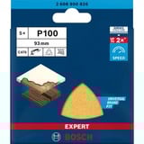 Bosch 2 608 900 826 fornitura per utensili rotanti per molatura/levigatura Legno Carta abrasiva, Foglio abrasivo Carta abrasiva, Legno, Bosch, Marrone, 93 mm, 93 mm
