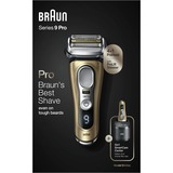 Braun Series 9 Pro 9469cc Rasoio Elettrico Barba, Testina Con Rifinitore ProLift 4+1, Stazione SmartCare 5 In 1, Batteria Da 60 Minuti, Wet&Dry oro/Argento, Testina Con Rifinitore ProLift 4+1, Stazione SmartCare 5 In 1, Batteria Da 60 Minuti, Wet&Dry, Rasoio, Pulsanti, Nero, Oro, Carica, Batteria, Ioni di Litio