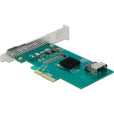 DeLOCK Scheda PCI Express con 4 x SATA 6 Gb/s RAID e HyperDuo, Scheda di interfaccia 