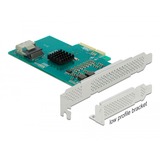 DeLOCK Scheda PCI Express con 4 x SATA 6 Gb/s RAID e HyperDuo, Scheda di interfaccia 