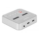 DeLOCK Stazione di docking e clonazione USB 3.0 M.2 NVMe/M.2 SATA/SD, Docking station 