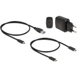 DeLOCK Stazione di docking e clonazione USB 3.0 M.2 NVMe/M.2 SATA/SD, Docking station 