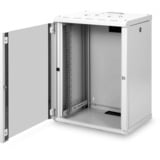 Digitus Alloggiamento a parete serie Unique - 600x450 mm (LxP), IT armadio grigio chiaro, Da parete, 16U, 100 kg, 30 kg, Grigio